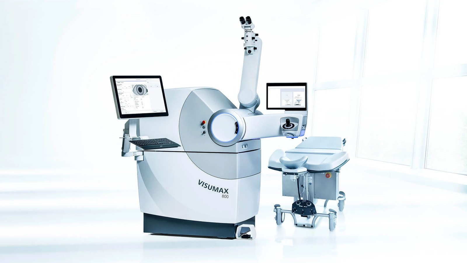 ZEISS VISUMAX 800 femtosecond laser system used for SMILE pro vision correction